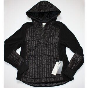Freedom Trail Women's Quilted Fleece Hooded Pullover Jacket in size L NWT $80
